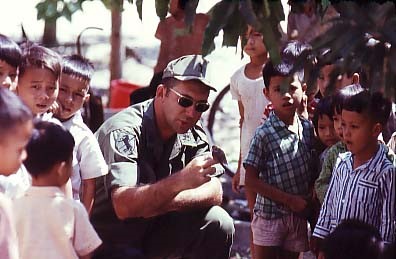 Vietnam Orphans and Bird - Bill Karabinos