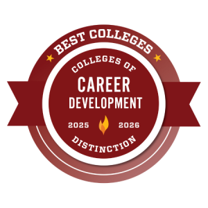2025 Best Colleges for Career Development Badge