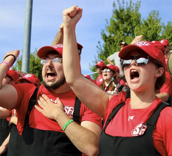 SFU Band in the Stands