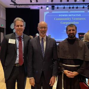 Rob Young, Governor Wolf, Br. Marius Strom