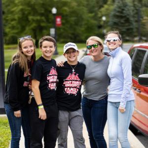 Family at Family Weekend 2022