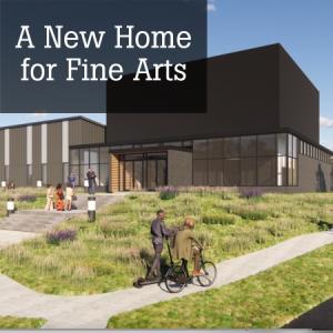 New home for fine arts - artist rendition