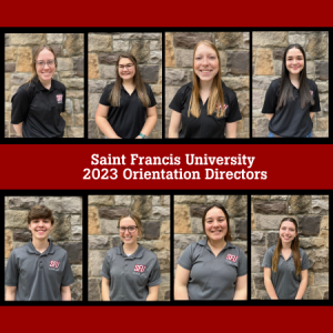 students selected to serve as orientation directors