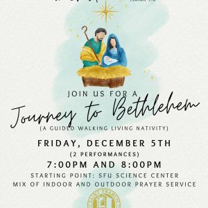 Journey to bethlehem poster
