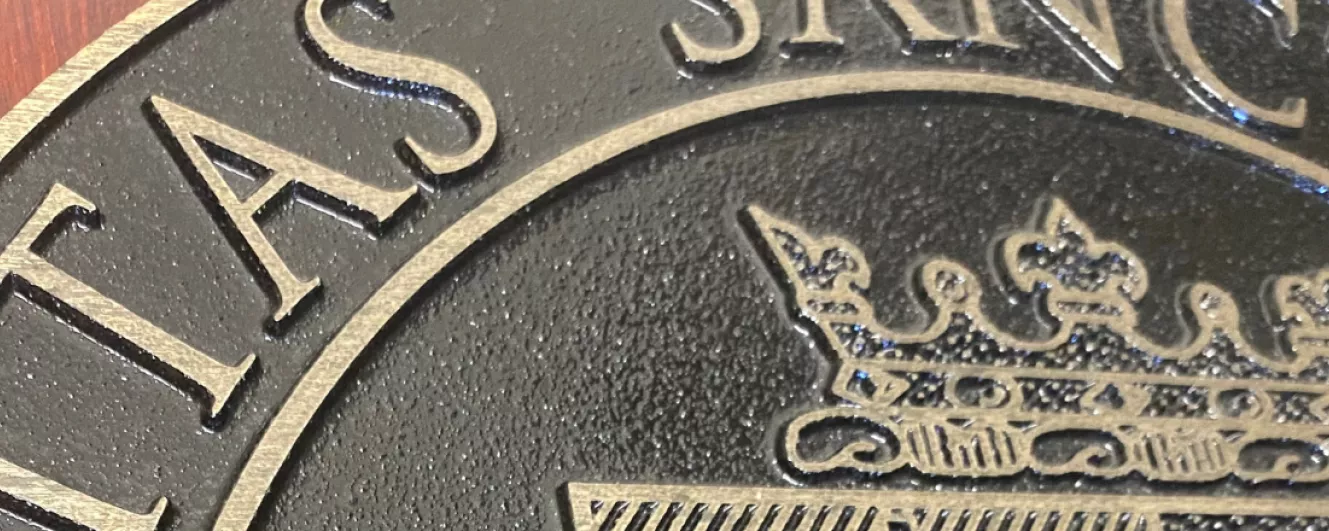 portion of academic seal