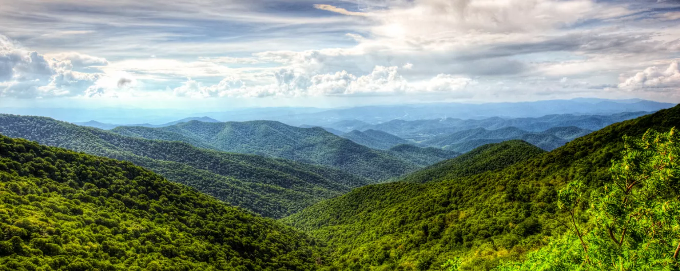 photo of mountain range