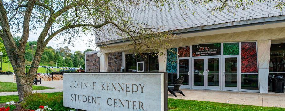 front of JFK student center