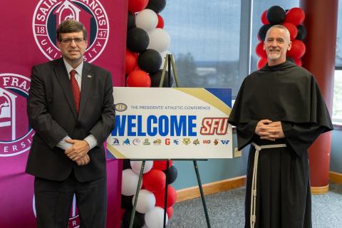 PAC Commissioner with SFU President