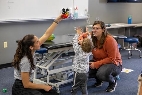 PT Student Participates in Baby Day