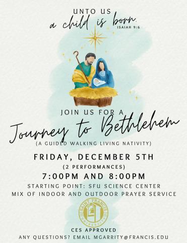 Journey to bethlehem poster