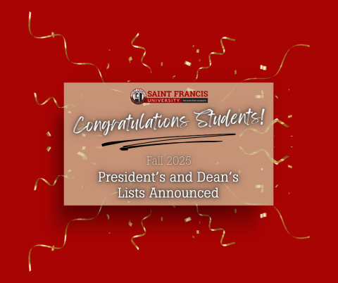 Congratulations Students Fall 2025 President's and Dean's Lists Announced