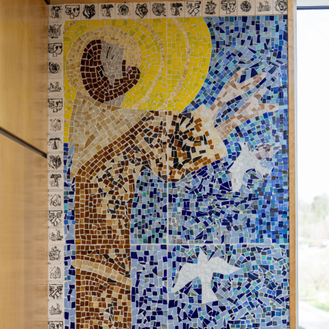 Up close of the Mosaic