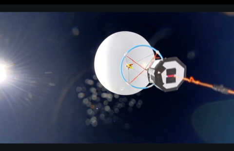 Ballon in Space