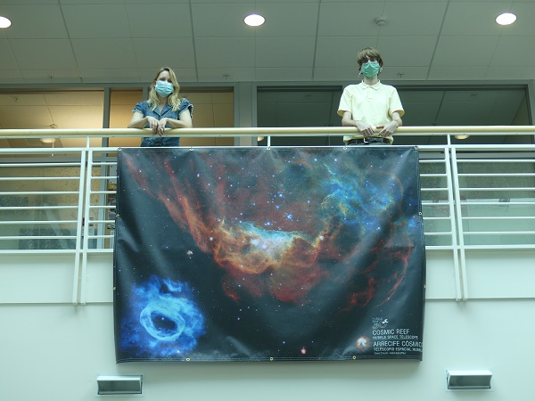 Hubble Image - Cosmic Reef Banner