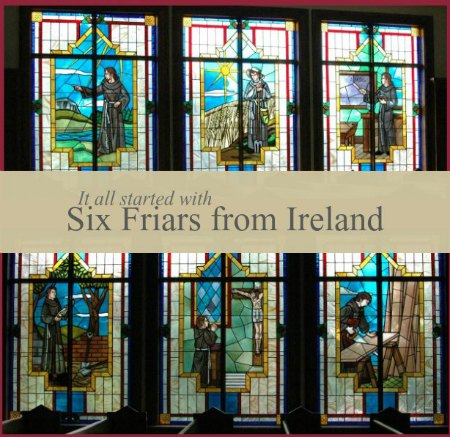 six friars square graphic