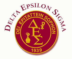 Delta Epsilon Sigma Logo