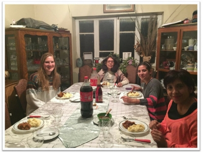 Ashley Rovder Host Family Dinner