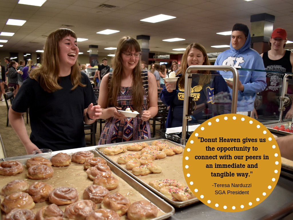 Students at Donut Heaven quote