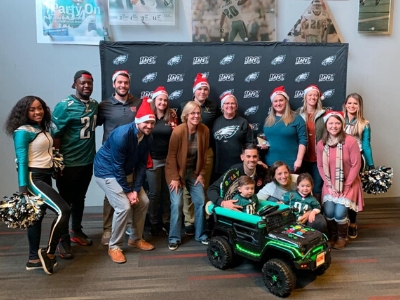 SFU and Philadelphia Eagles at the GoBabyGo Event