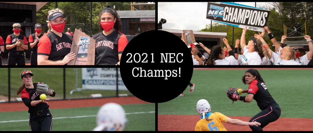 Softball NEC Championship Collage